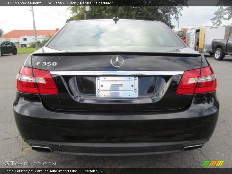 Black / Natural Beige/Black 2013 Mercedes-Benz E 350 Sedan