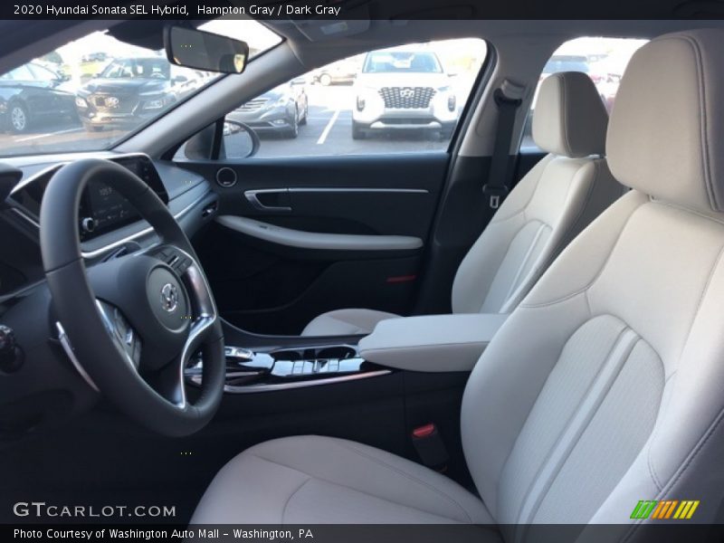Front Seat of 2020 Sonata SEL Hybrid