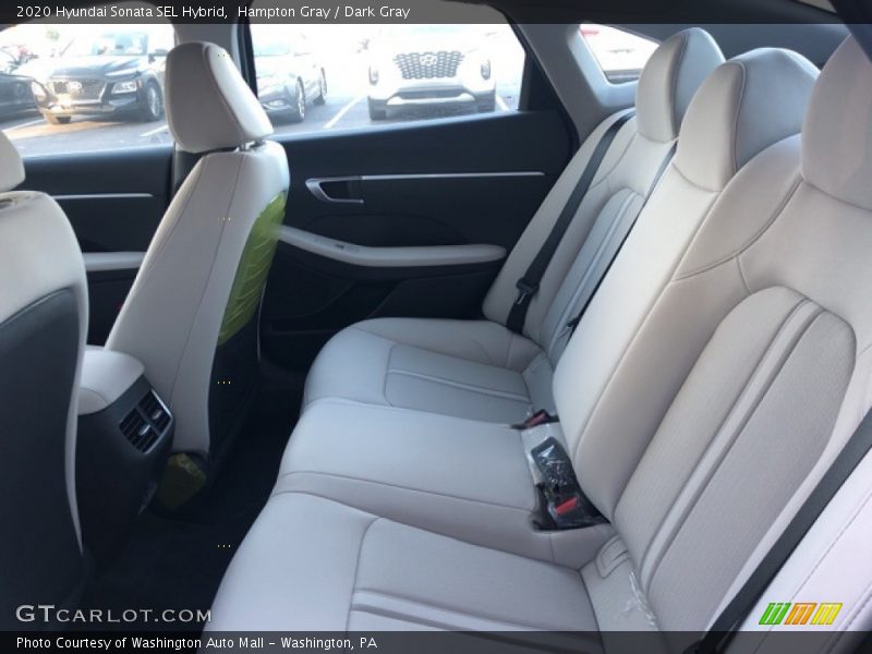 Rear Seat of 2020 Sonata SEL Hybrid