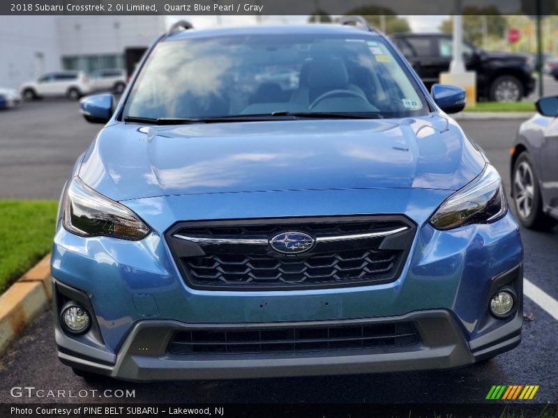 Quartz Blue Pearl / Gray 2018 Subaru Crosstrek 2.0i Limited