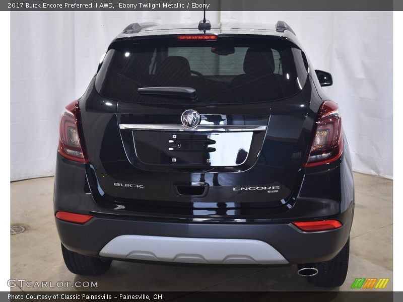 Ebony Twilight Metallic / Ebony 2017 Buick Encore Preferred II AWD