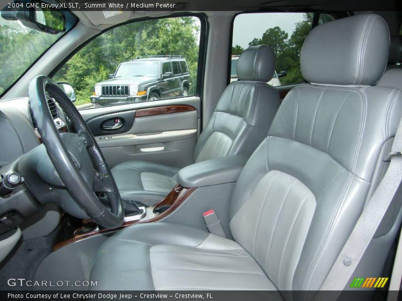 Summit White / Medium Pewter 2004 GMC Envoy XL SLT