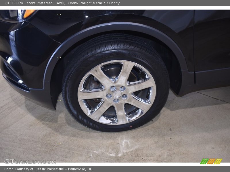 Ebony Twilight Metallic / Ebony 2017 Buick Encore Preferred II AWD