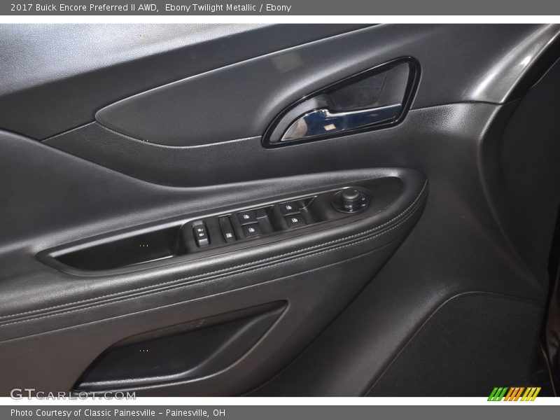 Ebony Twilight Metallic / Ebony 2017 Buick Encore Preferred II AWD