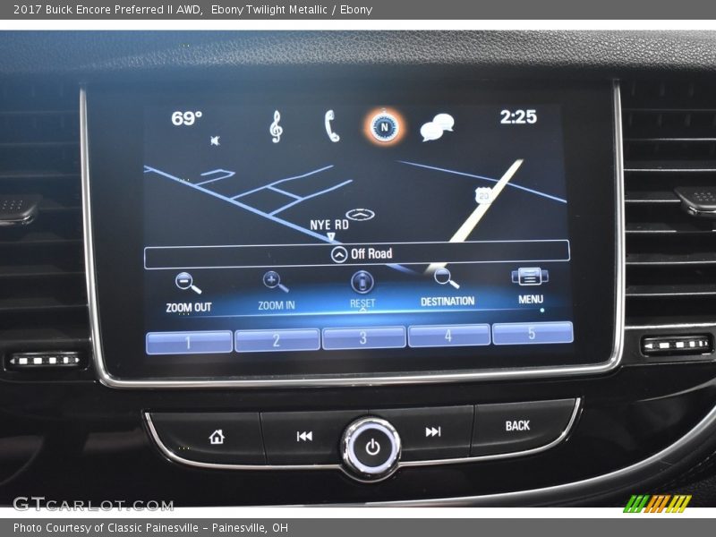 Ebony Twilight Metallic / Ebony 2017 Buick Encore Preferred II AWD