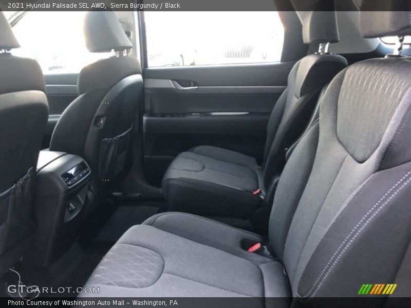 Sierra Burgundy / Black 2021 Hyundai Palisade SEL AWD