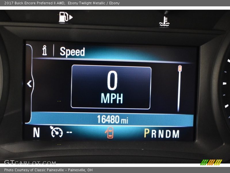 Ebony Twilight Metallic / Ebony 2017 Buick Encore Preferred II AWD