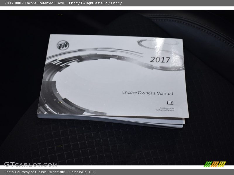 Ebony Twilight Metallic / Ebony 2017 Buick Encore Preferred II AWD