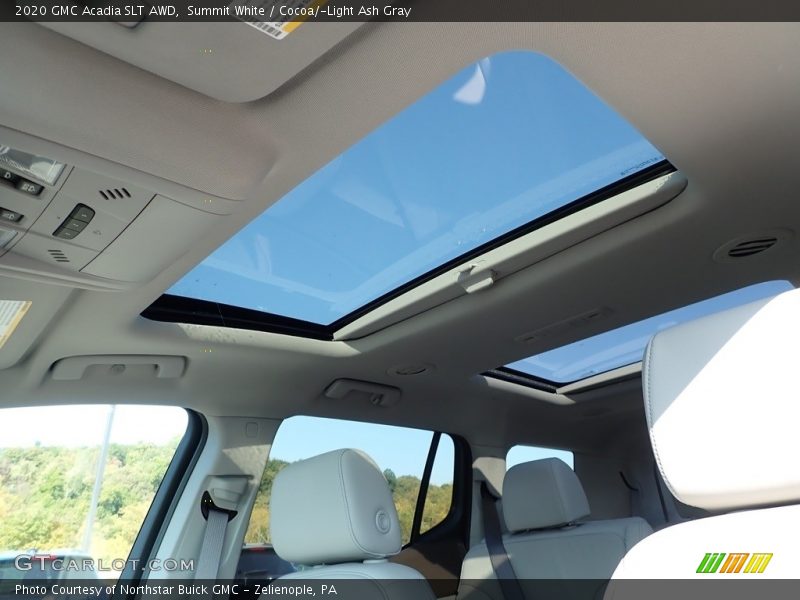 Summit White / Cocoa/­Light Ash Gray 2020 GMC Acadia SLT AWD