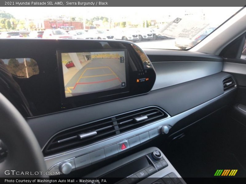 Sierra Burgundy / Black 2021 Hyundai Palisade SEL AWD