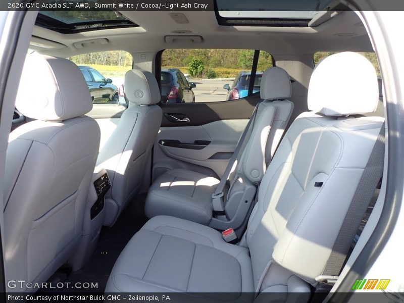 Summit White / Cocoa/­Light Ash Gray 2020 GMC Acadia SLT AWD