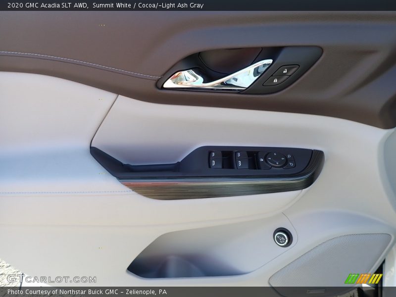 Summit White / Cocoa/­Light Ash Gray 2020 GMC Acadia SLT AWD