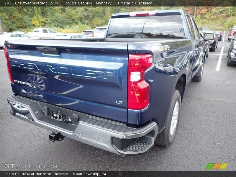 Northsky Blue Metallic / Jet Black 2021 Chevrolet Silverado 1500 LT Double Cab 4x4