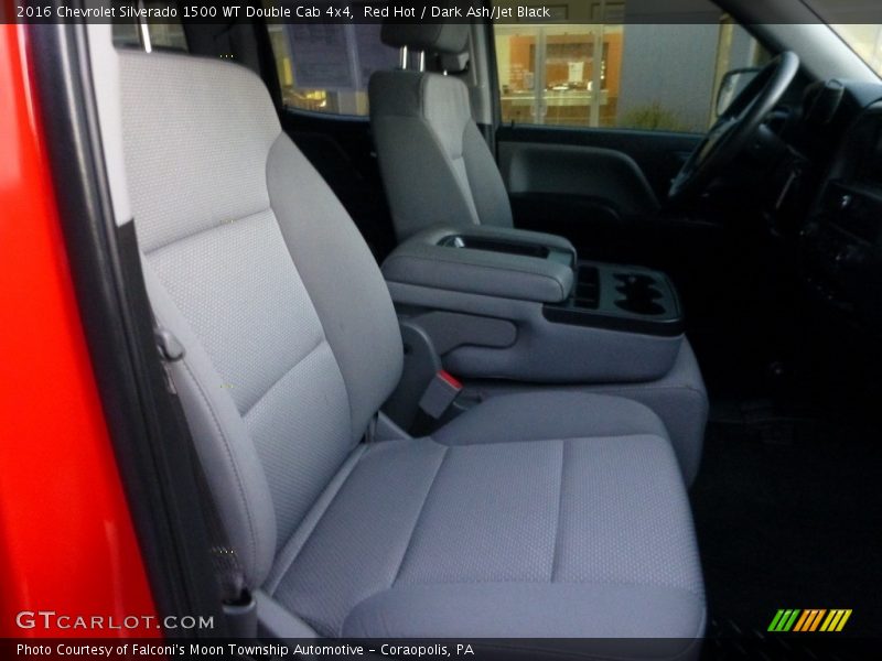 Red Hot / Dark Ash/Jet Black 2016 Chevrolet Silverado 1500 WT Double Cab 4x4