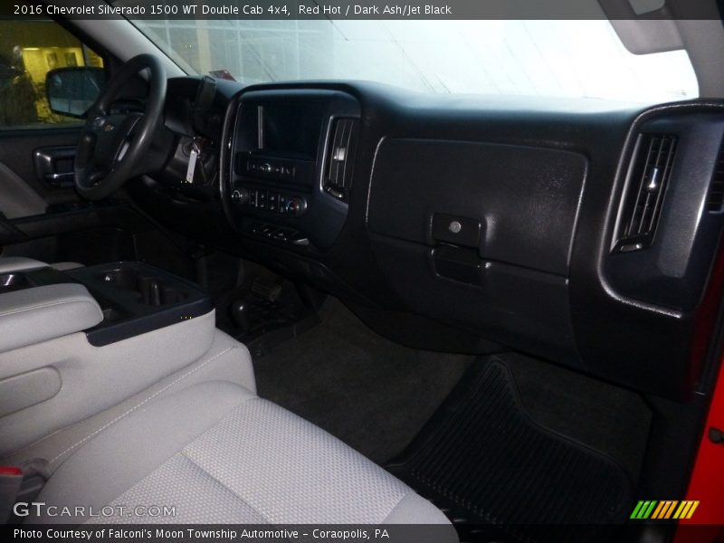 Red Hot / Dark Ash/Jet Black 2016 Chevrolet Silverado 1500 WT Double Cab 4x4