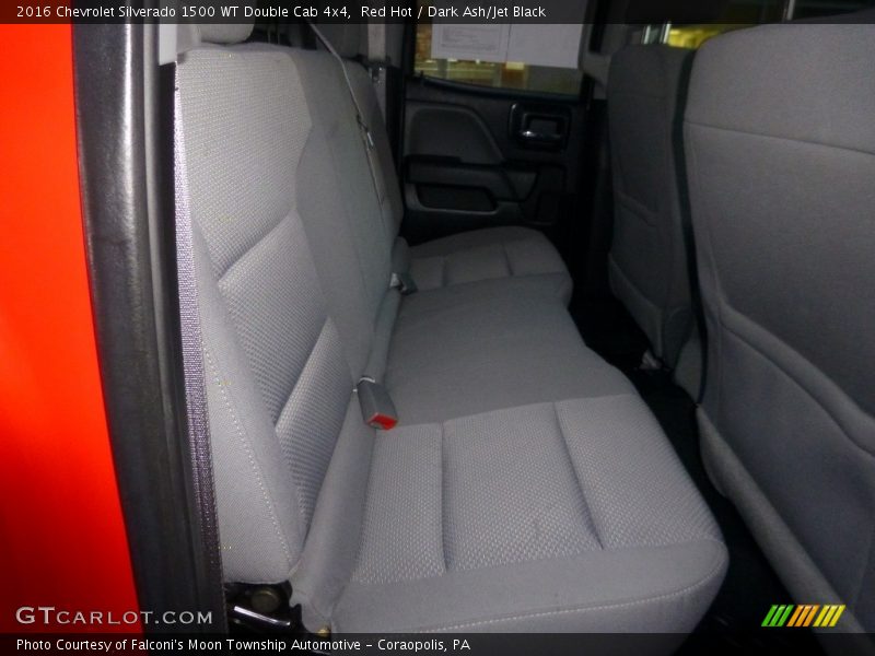 Red Hot / Dark Ash/Jet Black 2016 Chevrolet Silverado 1500 WT Double Cab 4x4