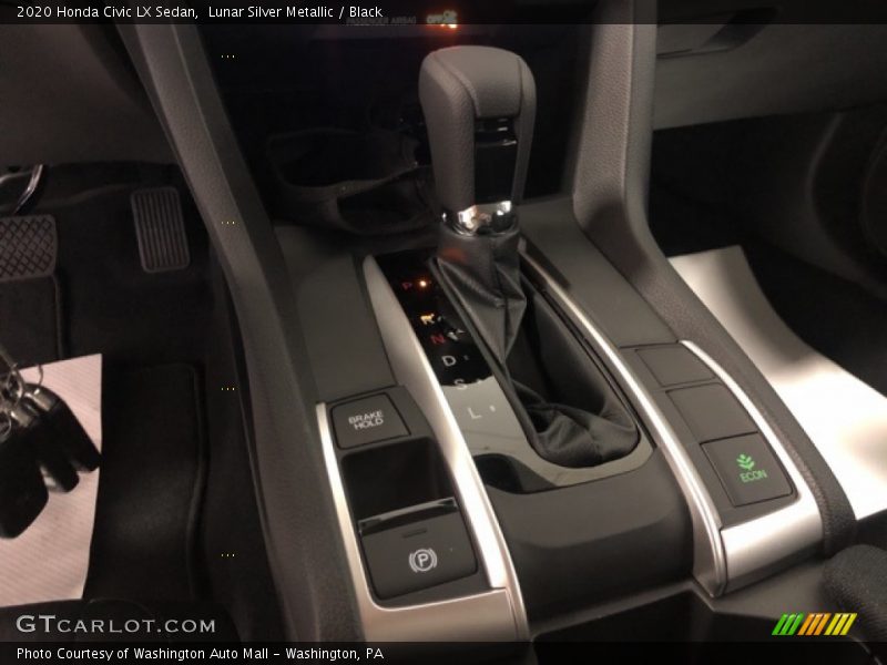 Lunar Silver Metallic / Black 2020 Honda Civic LX Sedan