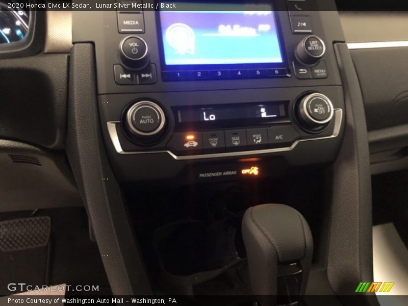 Lunar Silver Metallic / Black 2020 Honda Civic LX Sedan