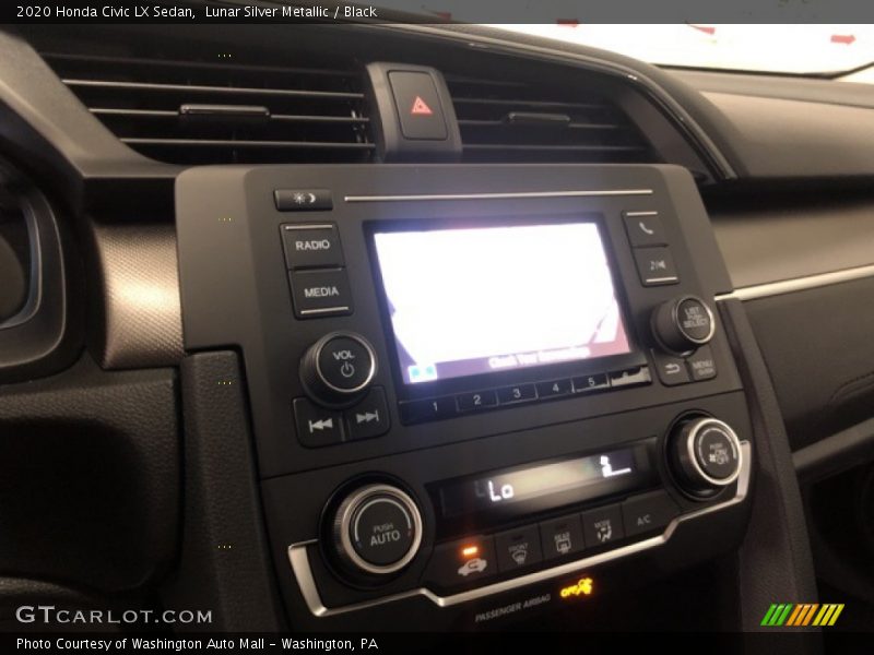 Lunar Silver Metallic / Black 2020 Honda Civic LX Sedan