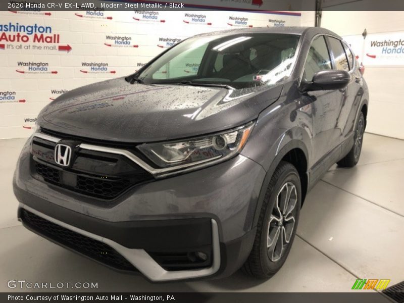 Modern Steel Metallic / Black 2020 Honda CR-V EX-L AWD
