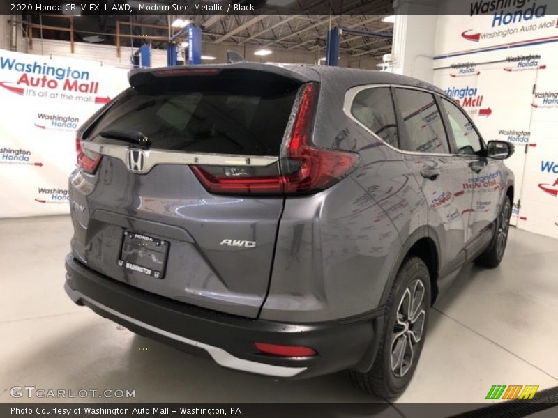 Modern Steel Metallic / Black 2020 Honda CR-V EX-L AWD