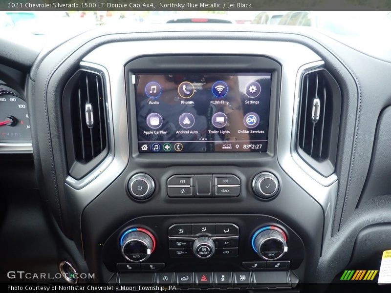 Controls of 2021 Silverado 1500 LT Double Cab 4x4