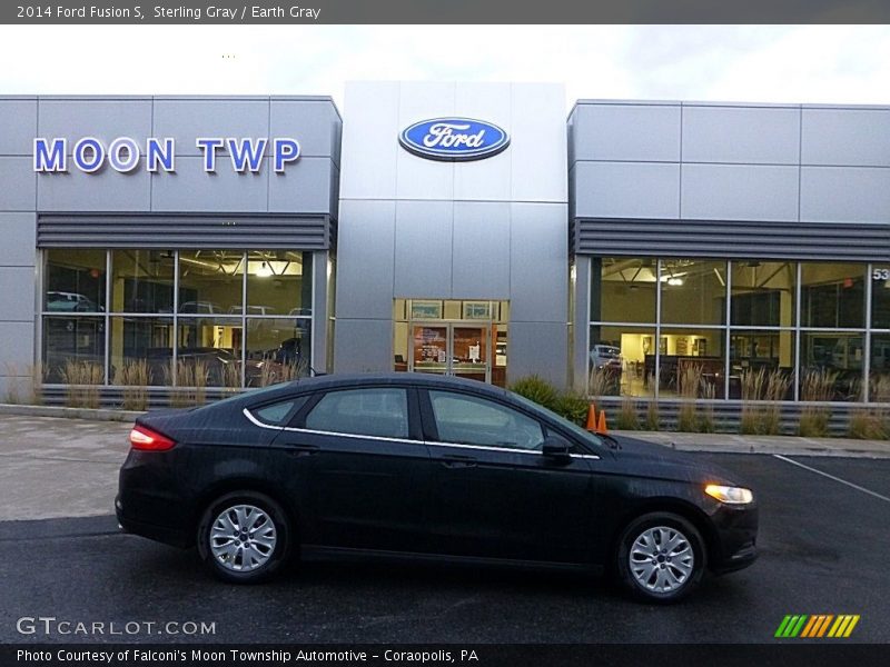 Sterling Gray / Earth Gray 2014 Ford Fusion S