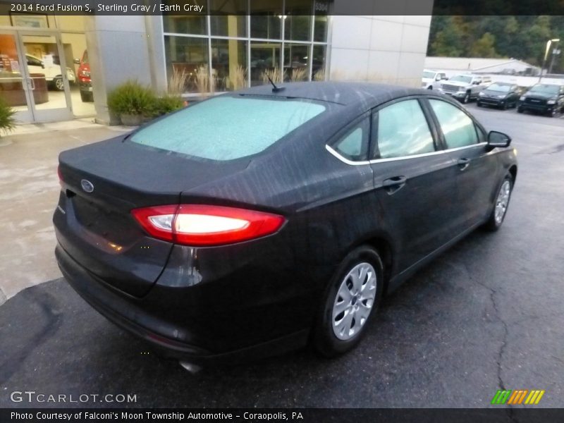 Sterling Gray / Earth Gray 2014 Ford Fusion S