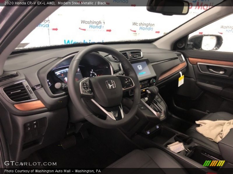 Modern Steel Metallic / Black 2020 Honda CR-V EX-L AWD