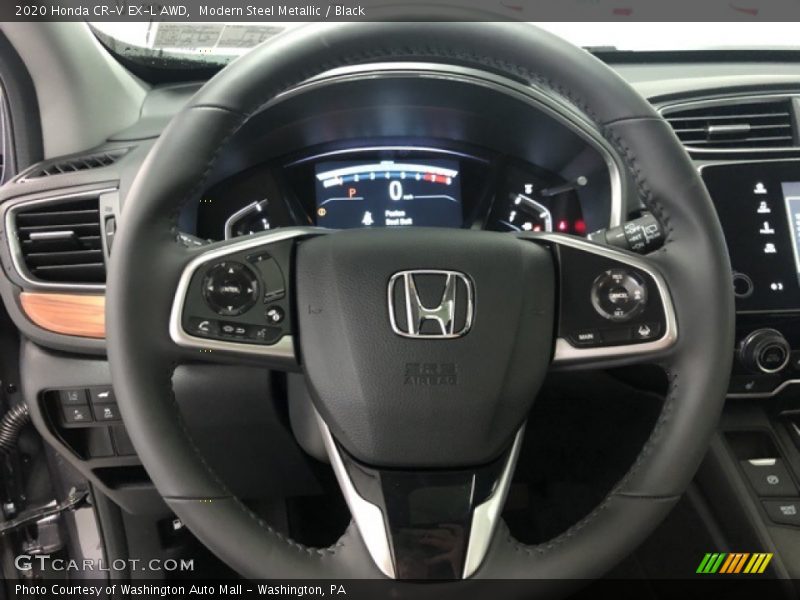 Modern Steel Metallic / Black 2020 Honda CR-V EX-L AWD