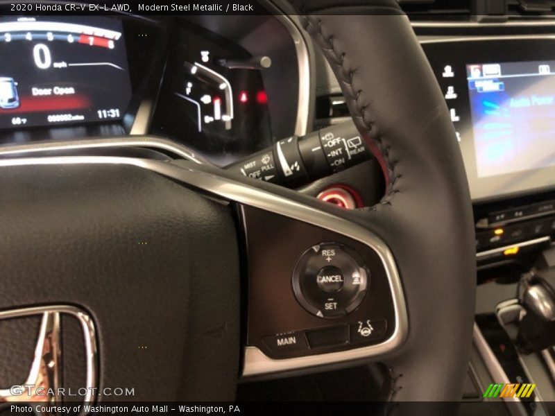 Modern Steel Metallic / Black 2020 Honda CR-V EX-L AWD