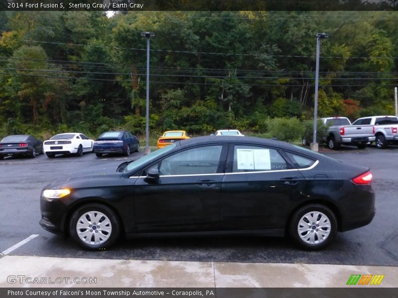 Sterling Gray / Earth Gray 2014 Ford Fusion S