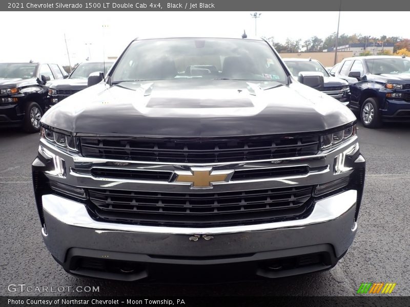 Black / Jet Black 2021 Chevrolet Silverado 1500 LT Double Cab 4x4