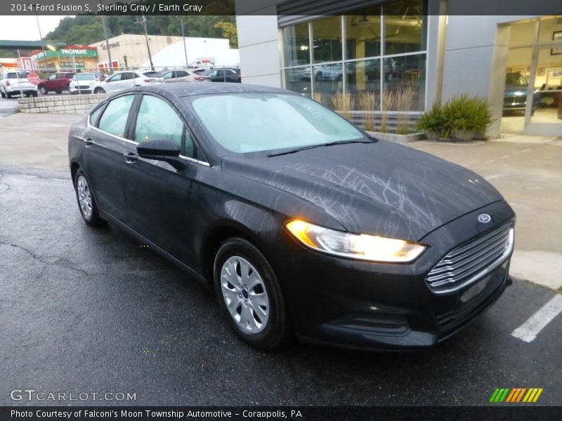 Sterling Gray / Earth Gray 2014 Ford Fusion S