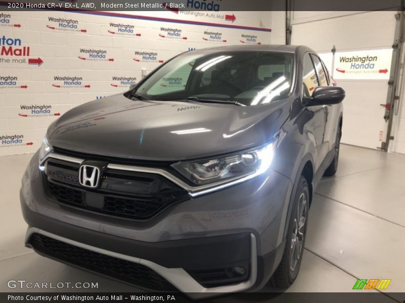 Modern Steel Metallic / Black 2020 Honda CR-V EX-L AWD