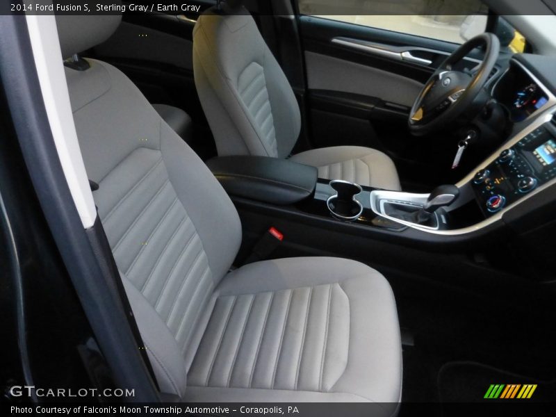 Sterling Gray / Earth Gray 2014 Ford Fusion S