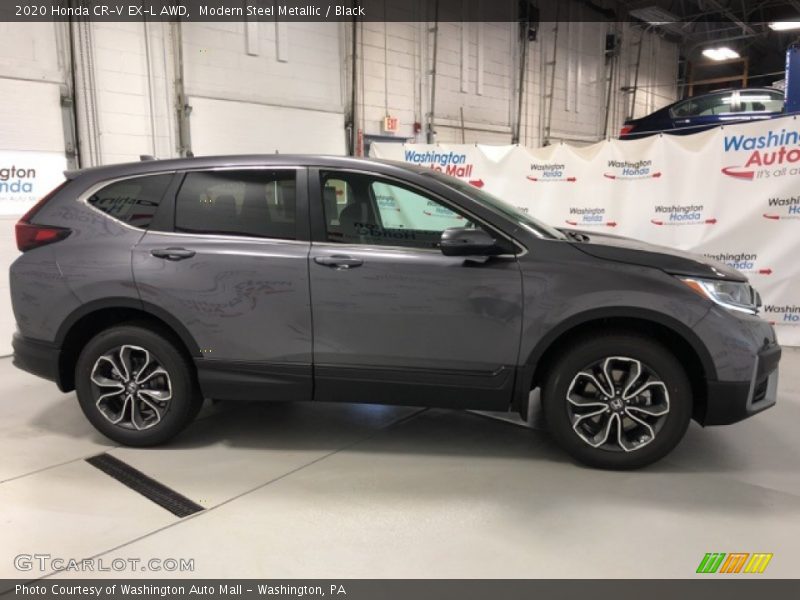 Modern Steel Metallic / Black 2020 Honda CR-V EX-L AWD