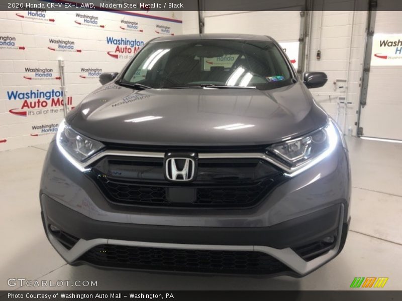 Modern Steel Metallic / Black 2020 Honda CR-V EX-L AWD