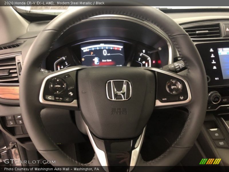 Modern Steel Metallic / Black 2020 Honda CR-V EX-L AWD