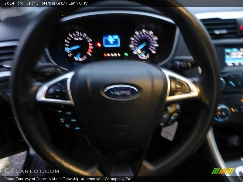 Sterling Gray / Earth Gray 2014 Ford Fusion S