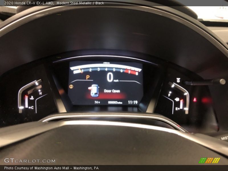 Modern Steel Metallic / Black 2020 Honda CR-V EX-L AWD