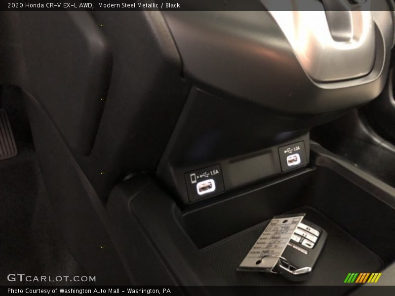 Modern Steel Metallic / Black 2020 Honda CR-V EX-L AWD