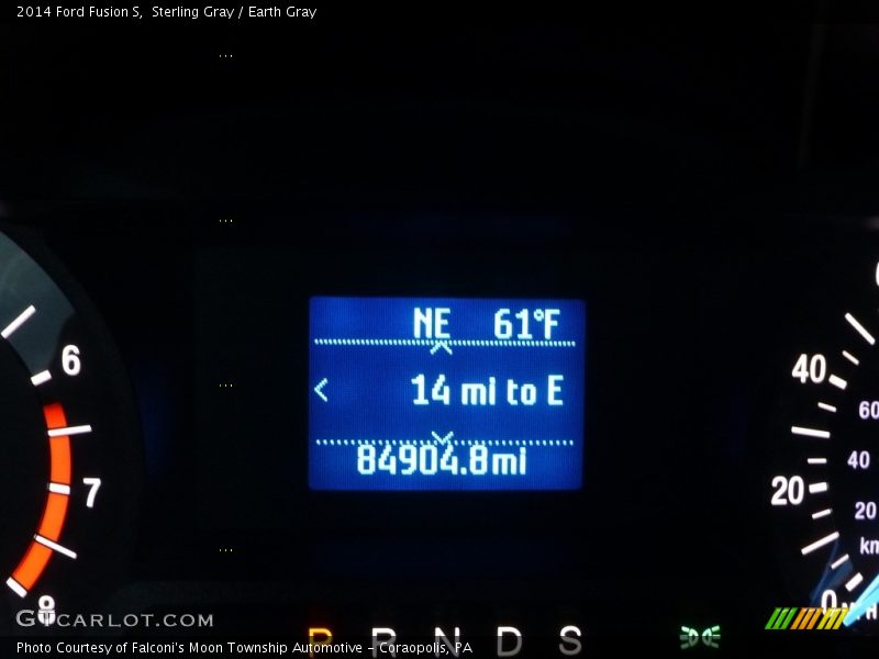 Sterling Gray / Earth Gray 2014 Ford Fusion S