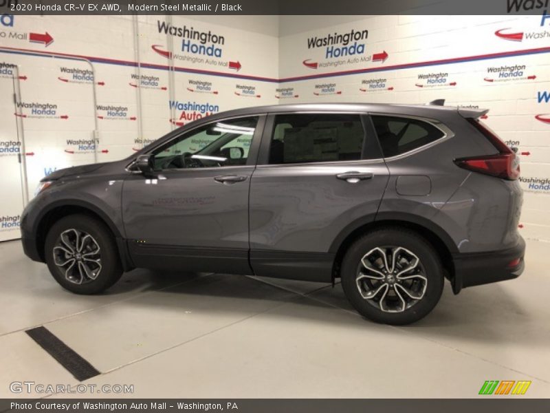 Modern Steel Metallic / Black 2020 Honda CR-V EX AWD