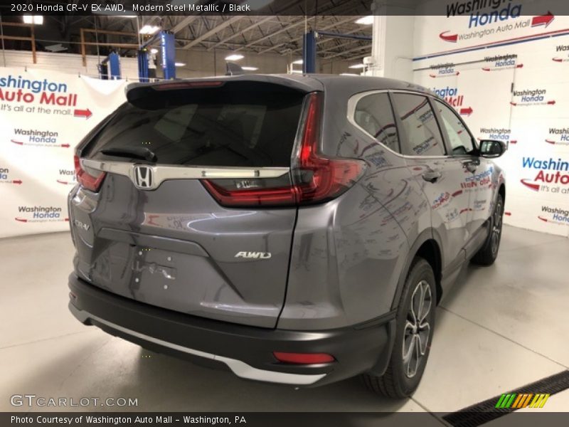 Modern Steel Metallic / Black 2020 Honda CR-V EX AWD