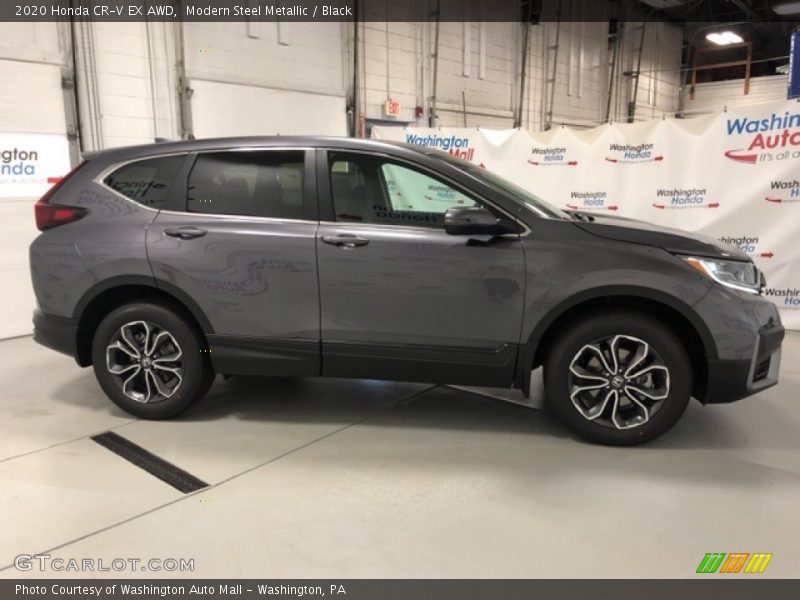 Modern Steel Metallic / Black 2020 Honda CR-V EX AWD