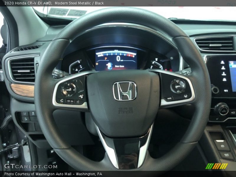Modern Steel Metallic / Black 2020 Honda CR-V EX AWD