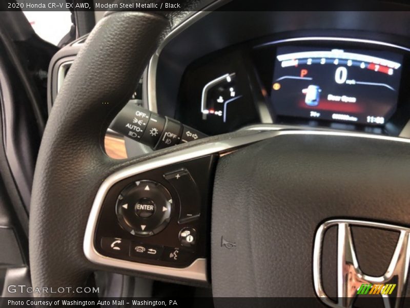 Modern Steel Metallic / Black 2020 Honda CR-V EX AWD