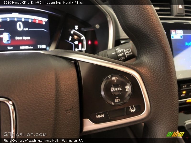 Modern Steel Metallic / Black 2020 Honda CR-V EX AWD
