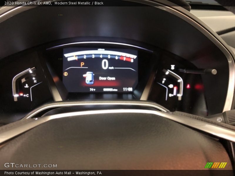 Modern Steel Metallic / Black 2020 Honda CR-V EX AWD